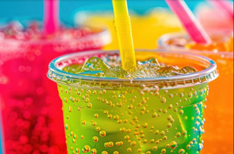 clear plastic cups