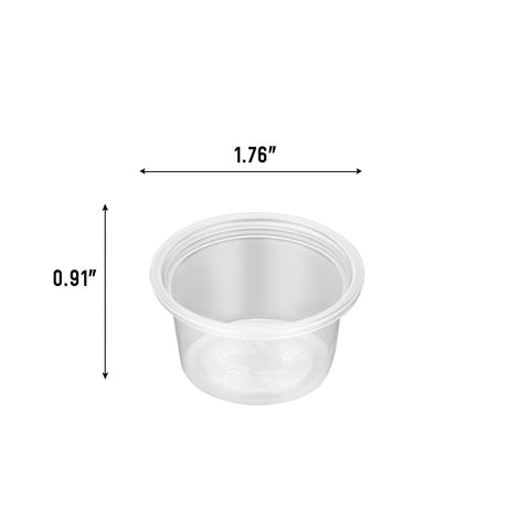 075oz portion cup with dimension
