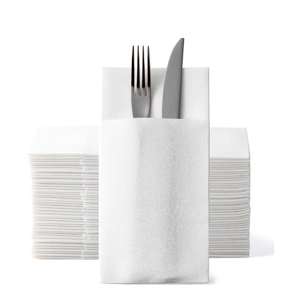 1 Ply Airlaid Napkins with Pockets