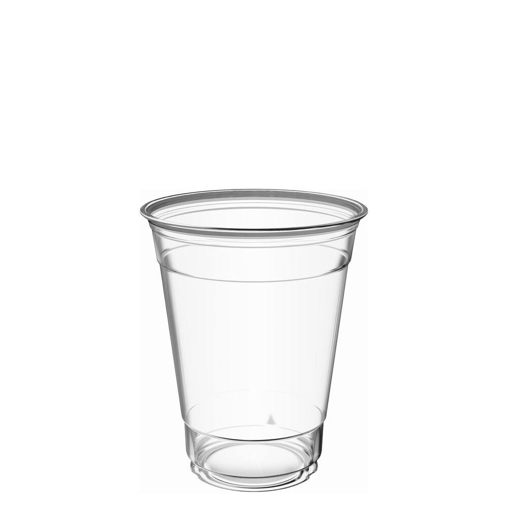 (200 pcs) 12oz Clear Plastic Disposable Cups - Premium 12 oz
