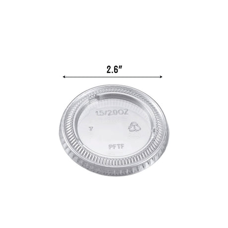 150 2oz portion lid with dimension