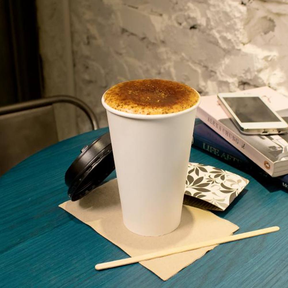 16oz White Hot Paper Cup Bulk Life