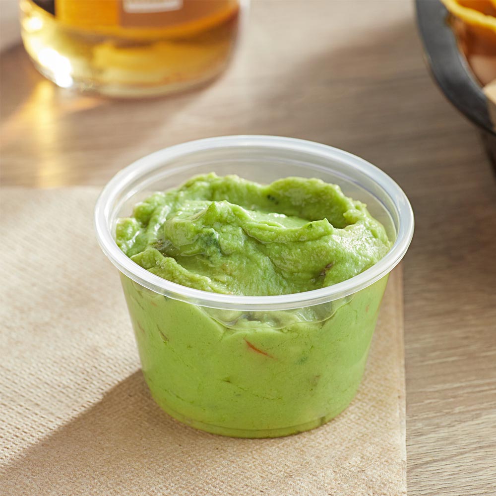 4oz portion cup with guac