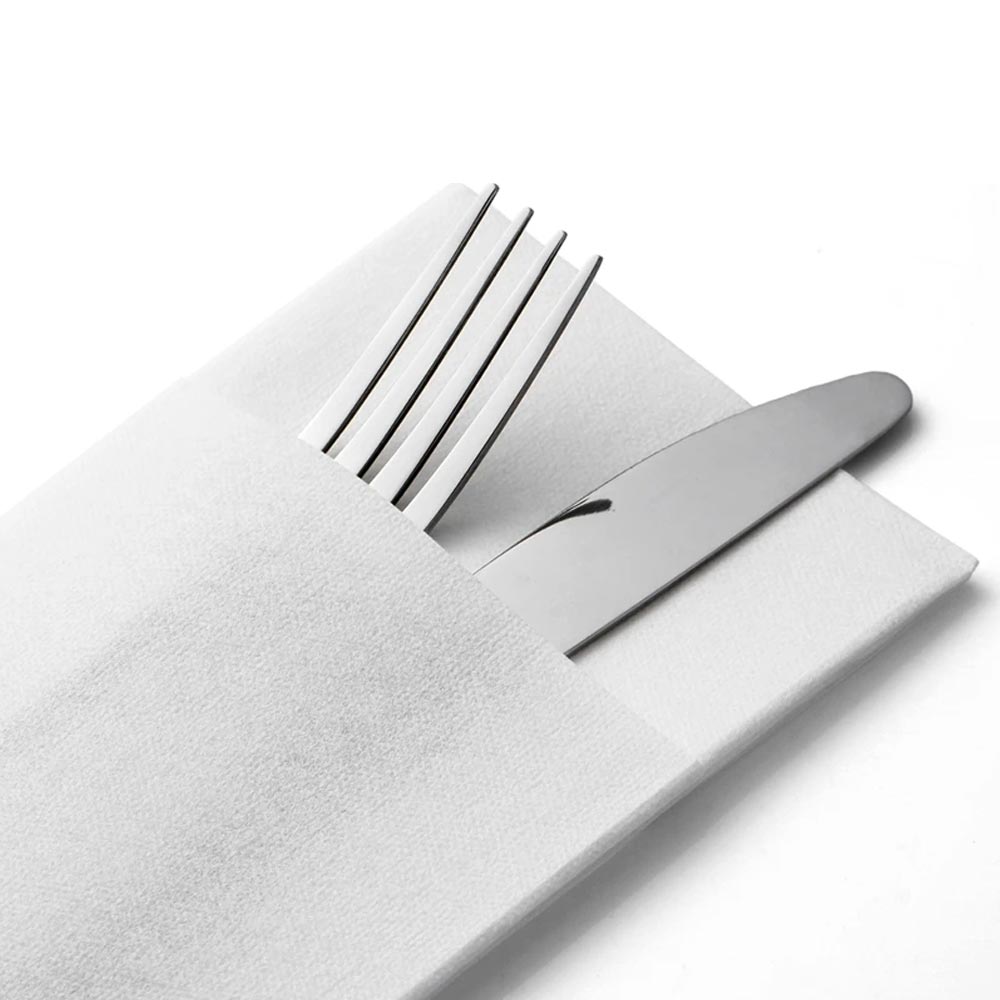 Airlaid Napkins With Pockets Close Up