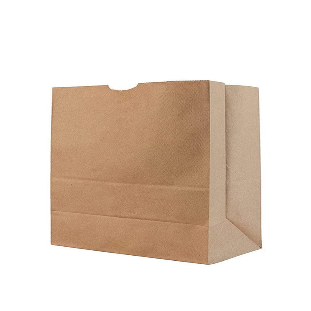 Eco-Friendly Kraft Paper Bag 11.75+6.5x11" - 250 Pcs