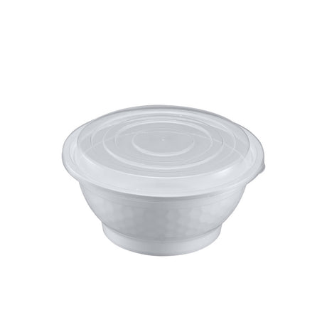 NB 36 White PP Bowl with Lid