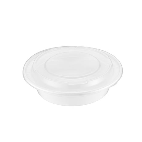 TY R24W 24oz White Round Container with Lid