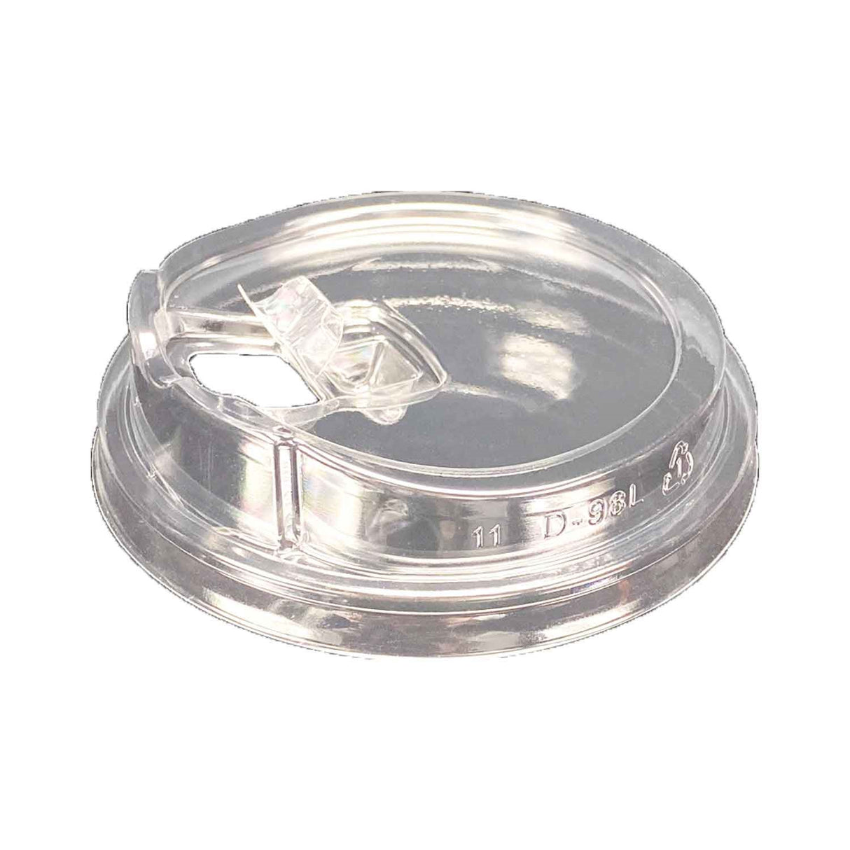 98mm Clear Sippy Lids for 12-24oz PET Cups - 1000 Pcs