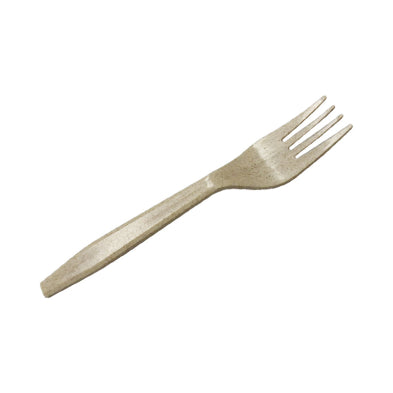 6" Medium Weigh Paddy Fiber Fork Biodegradable 1000/cs