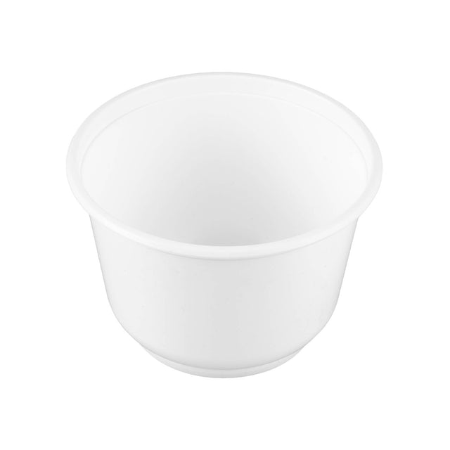 999FBM White PP Round Bowls