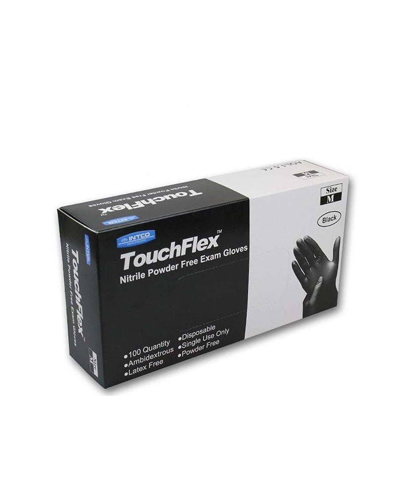 TouchFlex Black Nitrile Gloves