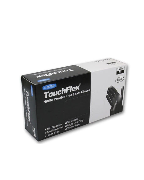 TouchFlex Black Nitrile Gloves