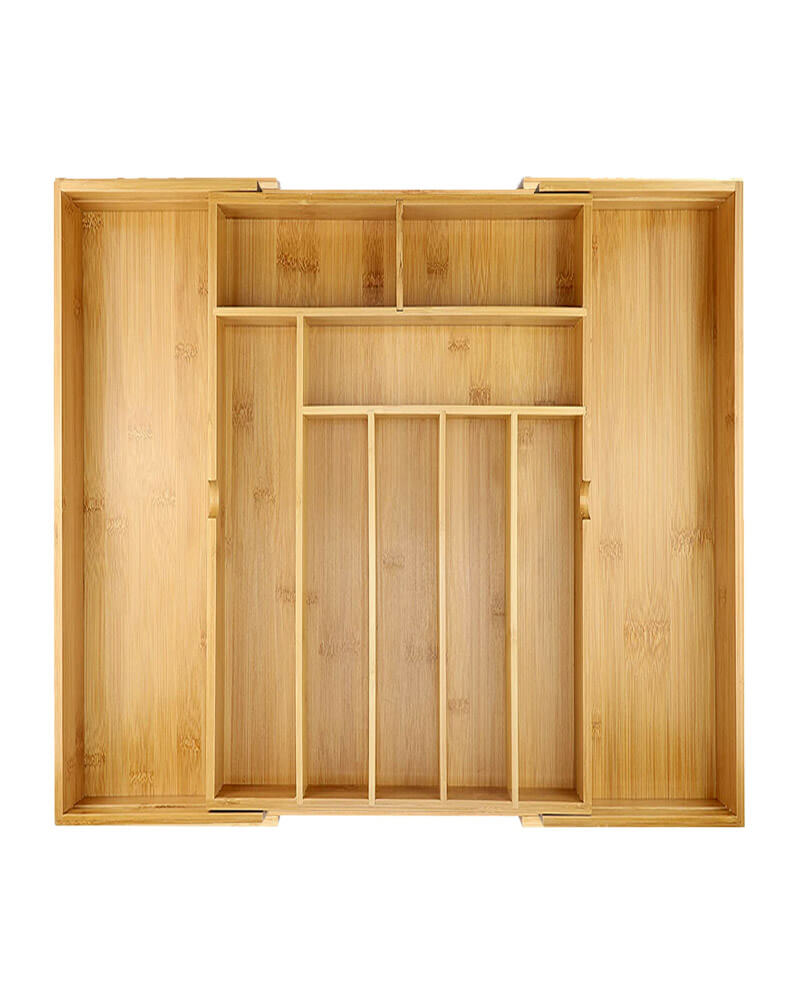 Bamboo Drawer Organizer Expandable