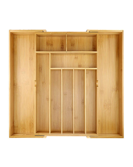 Bamboo Drawer Organizer Expandable