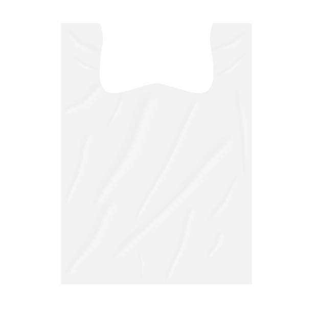 White Plastic T-shirt Bag