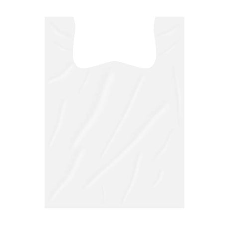 White Plastic T-shirt Bag