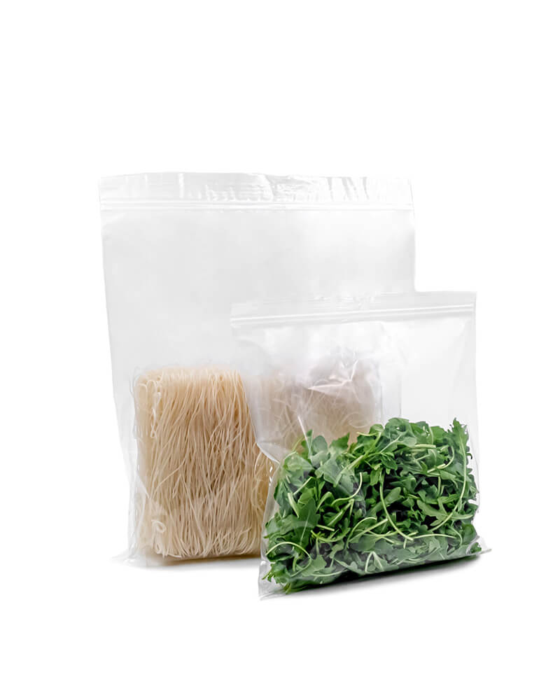 LDPE Food Grade Resealable Eco Friendly Quart Size Ziplock Bag for