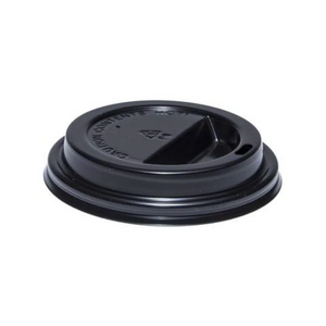 80mm Black Lid for 8oz Hot Paper Cup