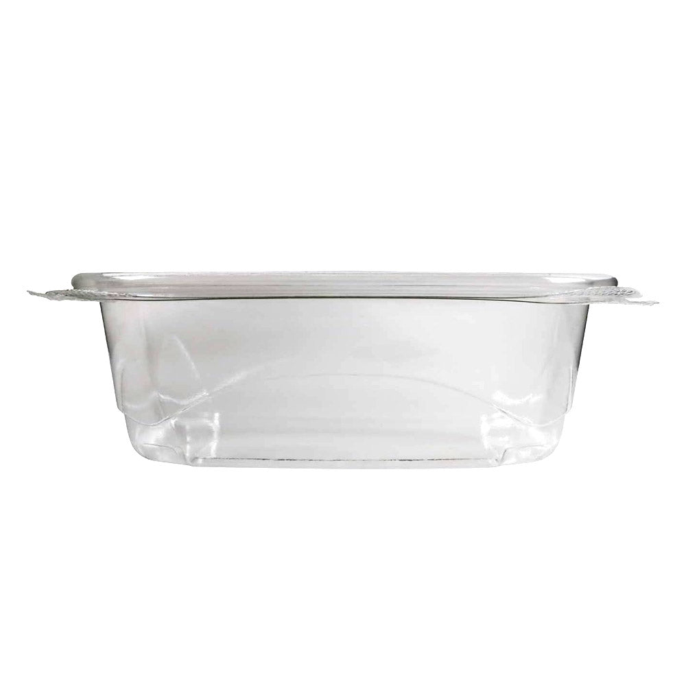 16oz Clear Hinged Container Side