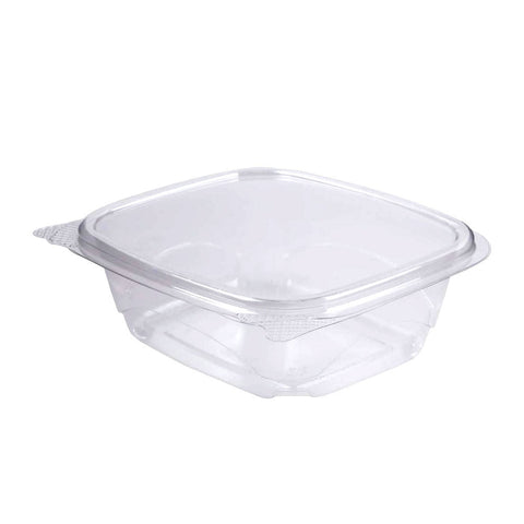 16oz Clear Hinged Container