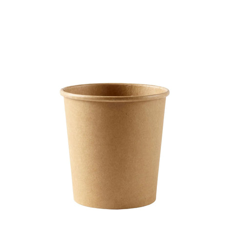 16oz Kraft Paper Soup Cup (Base Only) - 500 Pcs