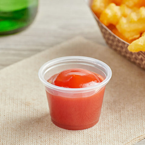 ketchup in 1oz portion cup