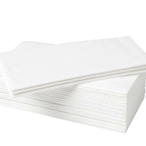 DIN2400 | 2-Ply White Dinner Napkin - 15" x 17"