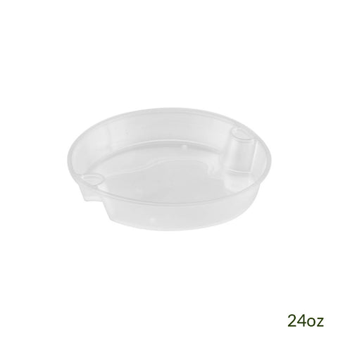 NB-502W | 50oz White PP Bowl with Insert and Lid  - 90 Sets