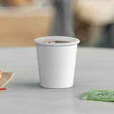 4oz White Hot Paper Cup Set