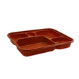 5 Compartment Red Bento Box