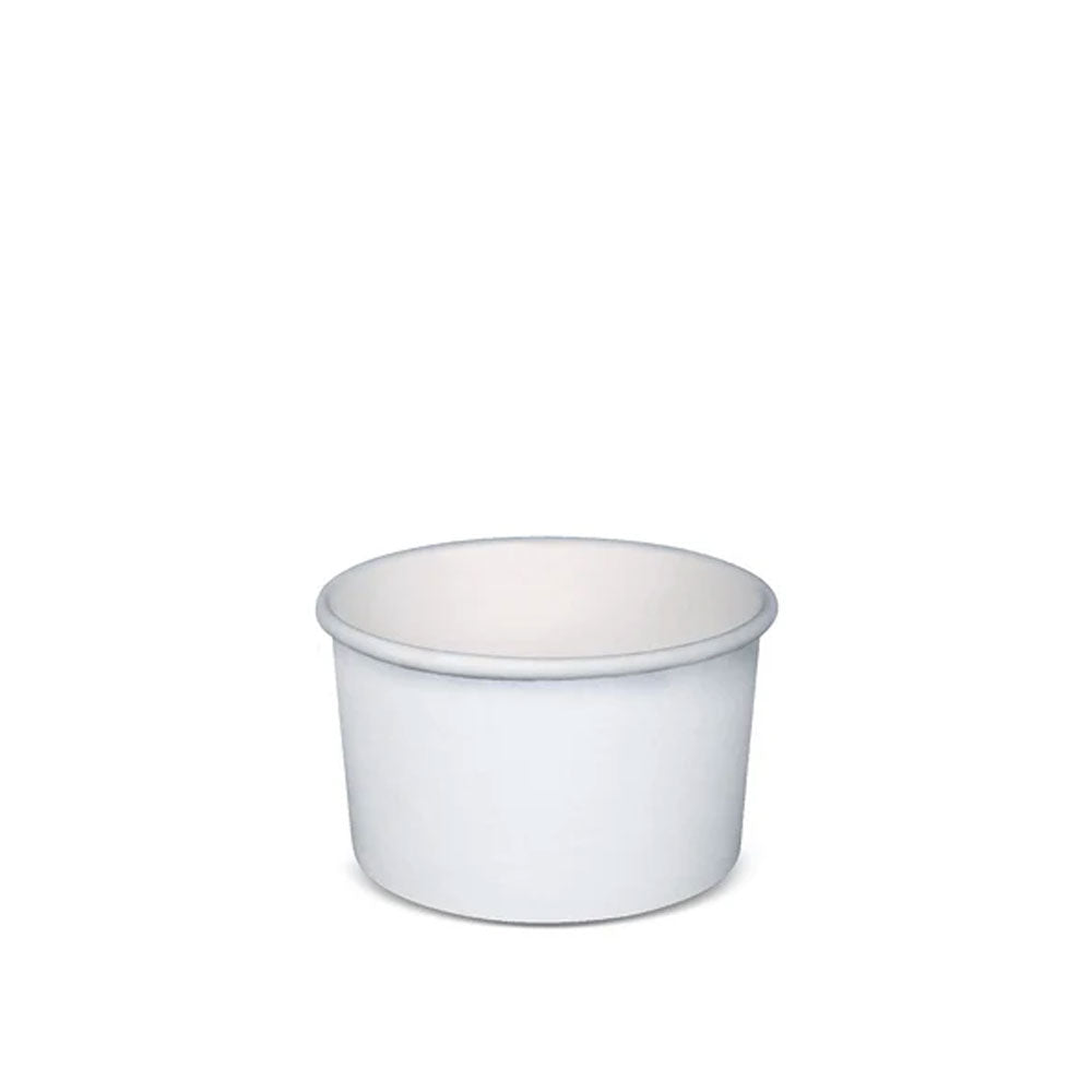 5oz White Paper Bowl (Base Only) - 1000 Pcs