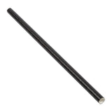 6x200mm Unwrapped Black Cocktail Straw - 2000 Pcs