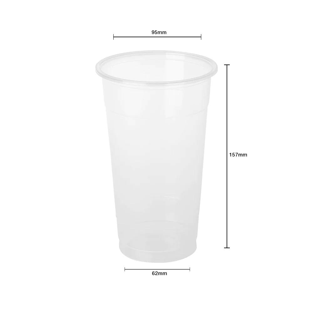 YS-700Y | 24oz PP 95mm Soft Cup for Cold Drink - 1000 Pcs