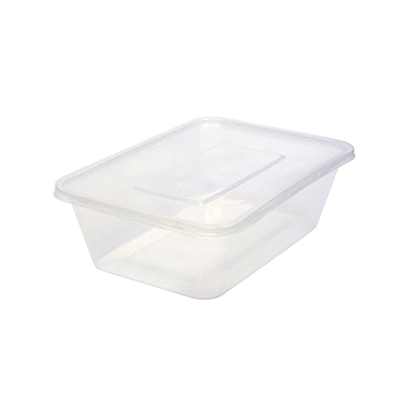 High Clear Rectangular Containers 750ML Clear PP Rectangular Container W/ Lid for Storage – Patek Packaging