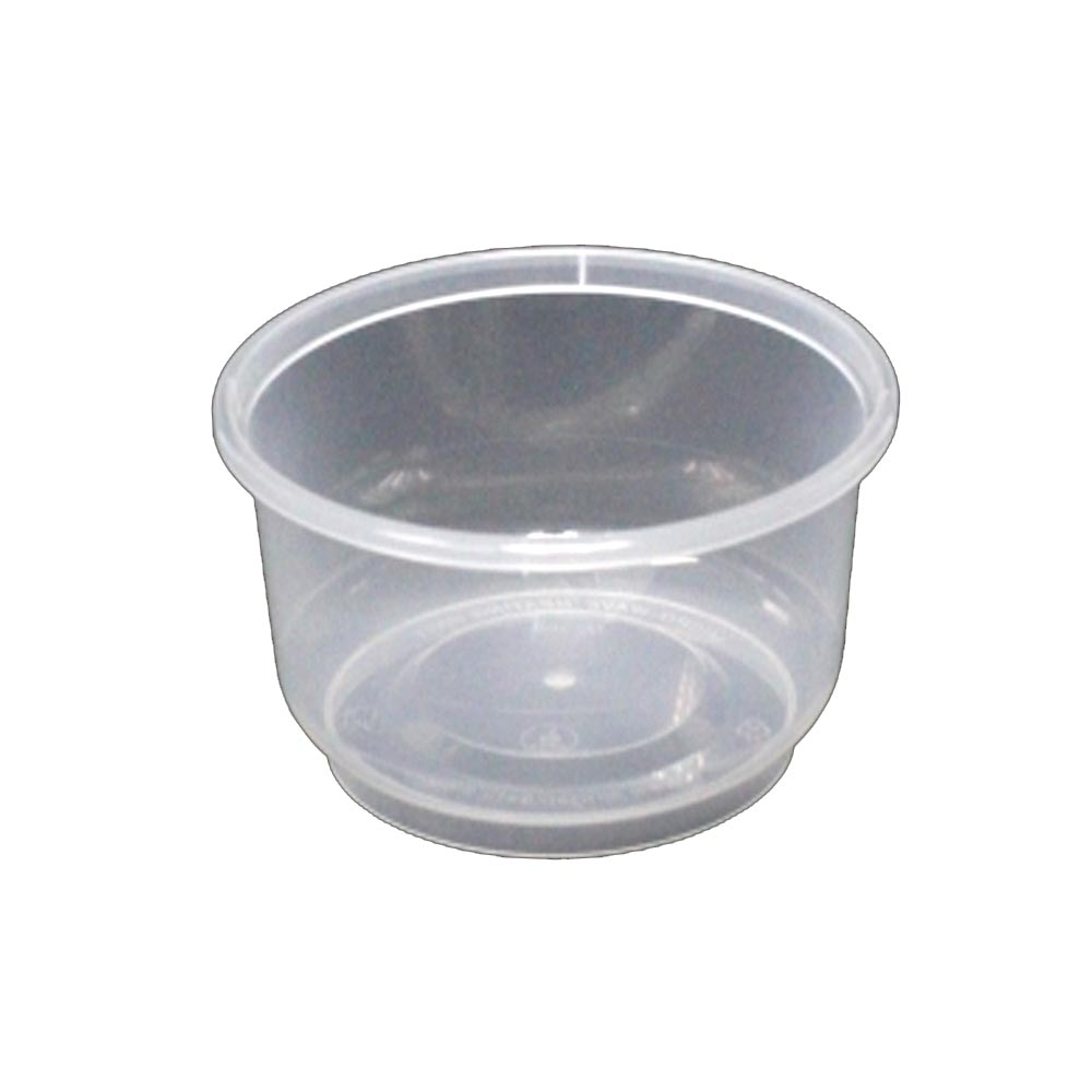 250PC | 8oz Clear PP Bowls (Base Only) - 1000 Pcs