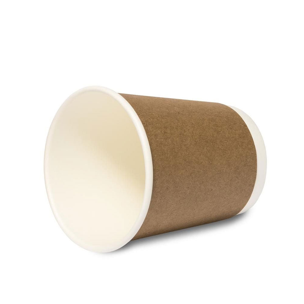 16oz Kraft Paper Double Wall Cups - 500 Pcs