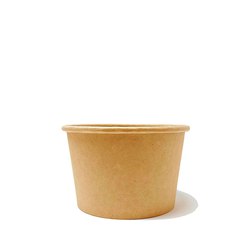8oz Kraft Paper Soup Cup ⌀ 98mm (Base Only) - 500 Pcs