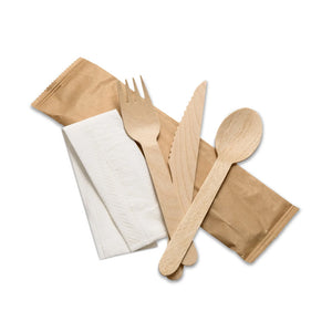 4 in 1 Wooden Cutlery Set