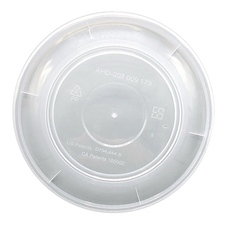 HS-179 | 179mm Clear Flat Lid for HS-1100 (Lid Only)  - 300 Pcs