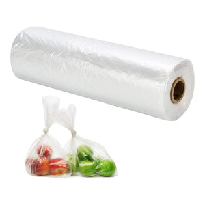 11" x 17" HDPE Semi-Clear Produce Roll Bag