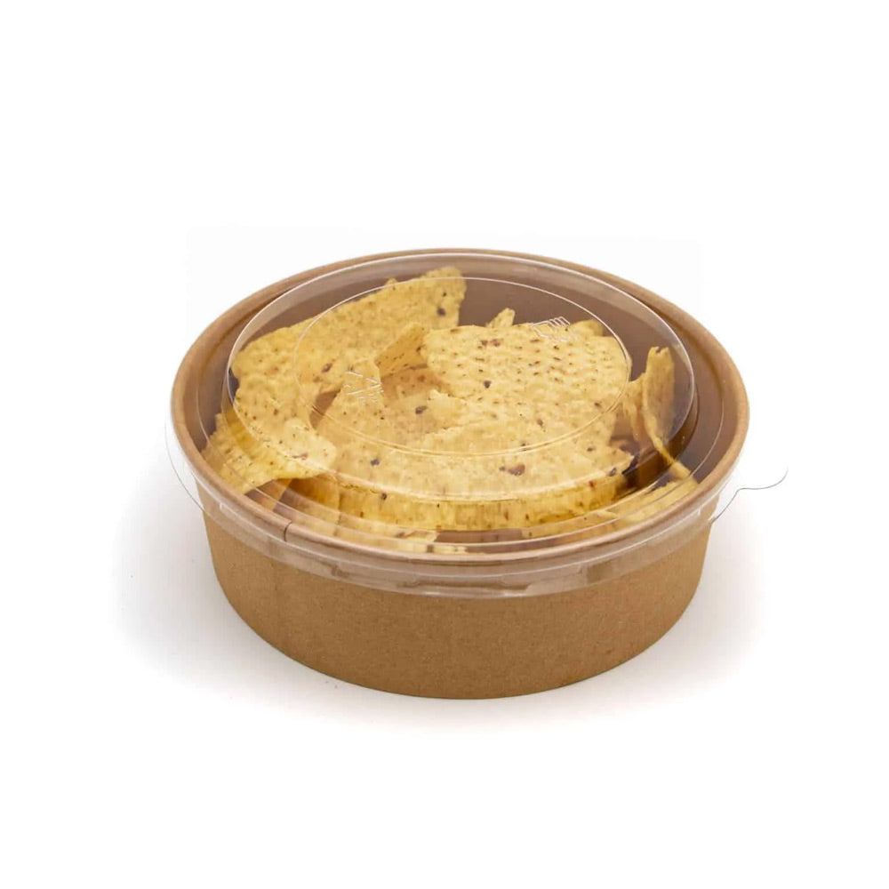 20oz | 500ml Kraft Round Paper Bowl ⌀150mm (Base Only) - 300 Pcs