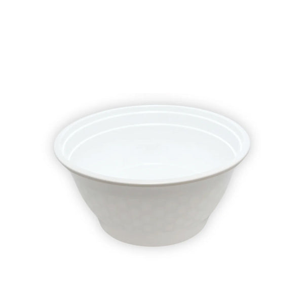 Microwaveable White PP Bowl - Sturdy & Lightweight – Patek Packaging