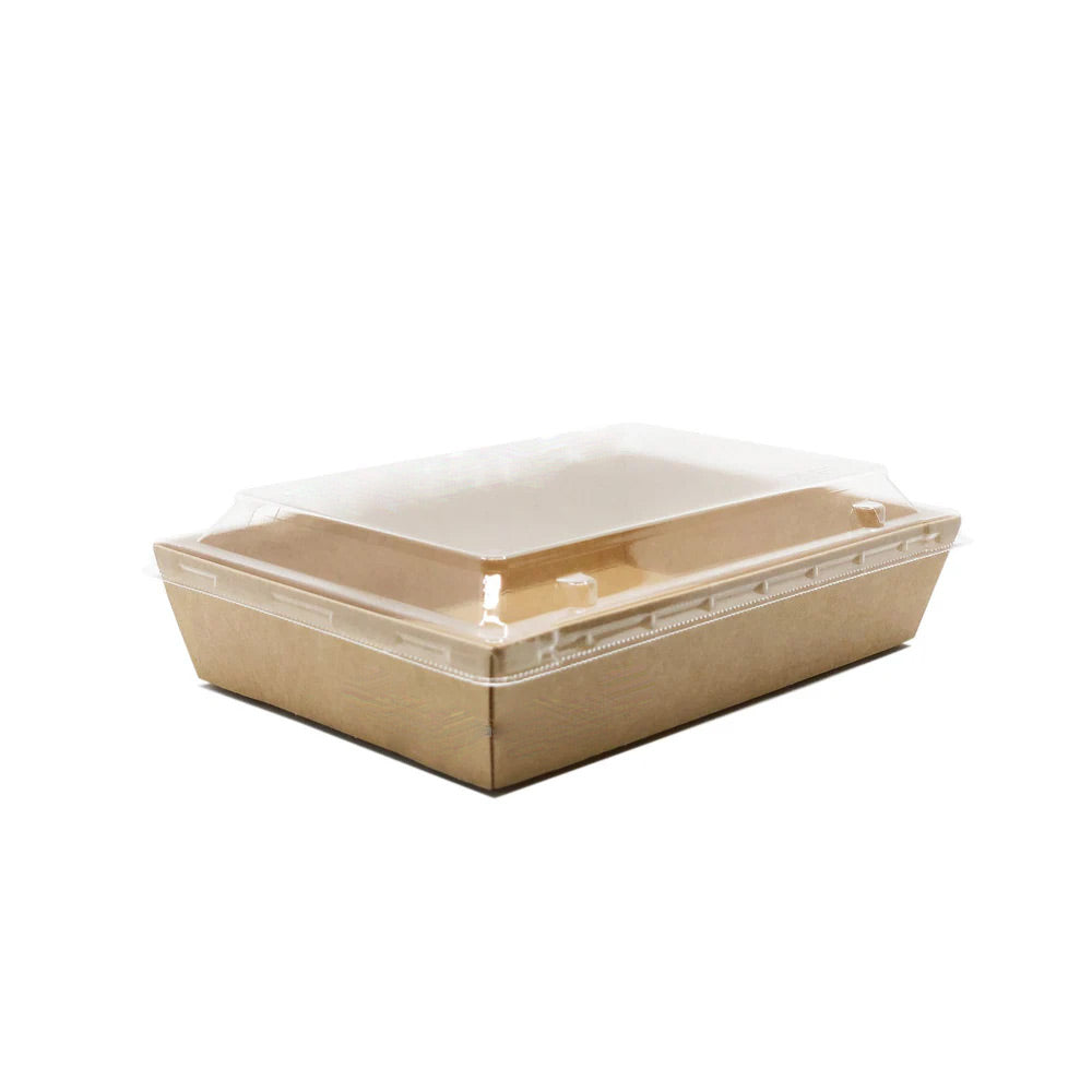 FA410 | Kraft Snack Container 7x4.75x1.9" (Base Only) - 400 Pcs