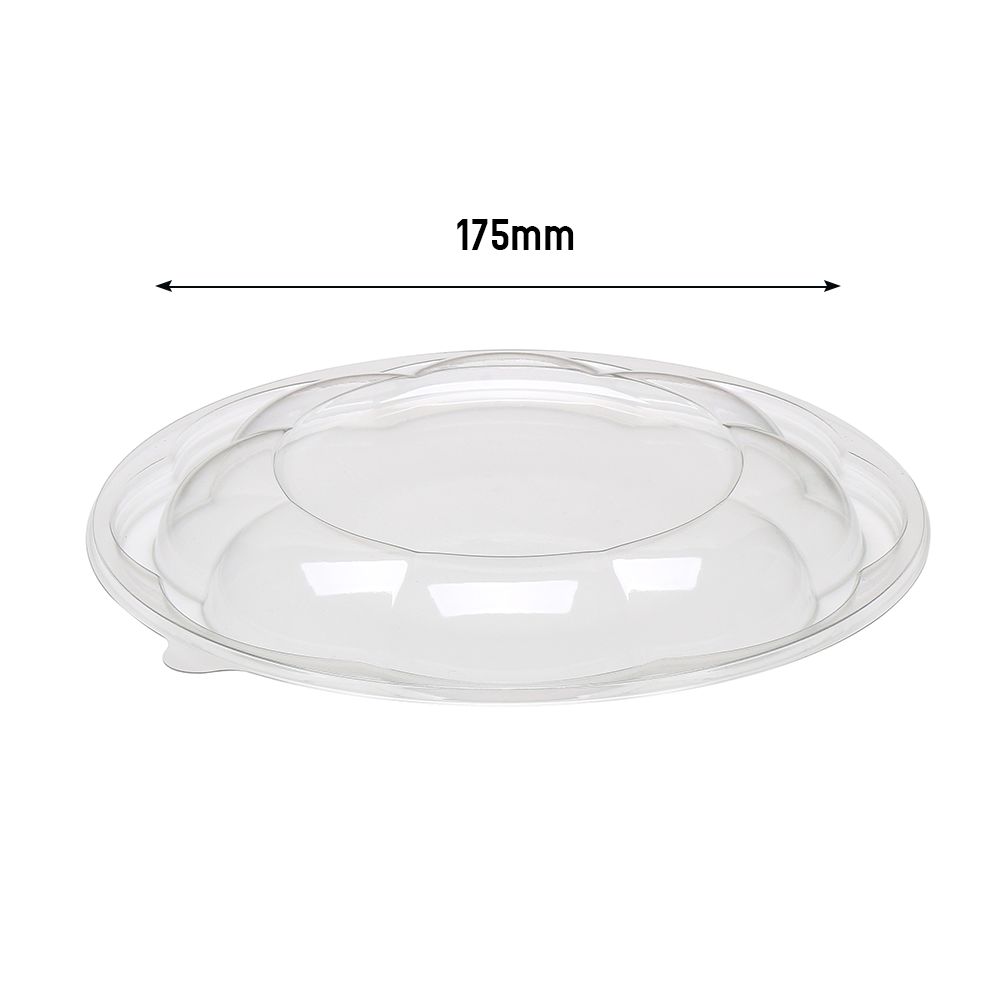 PET salad bowl lid for 18 24 32 48oz Dimension