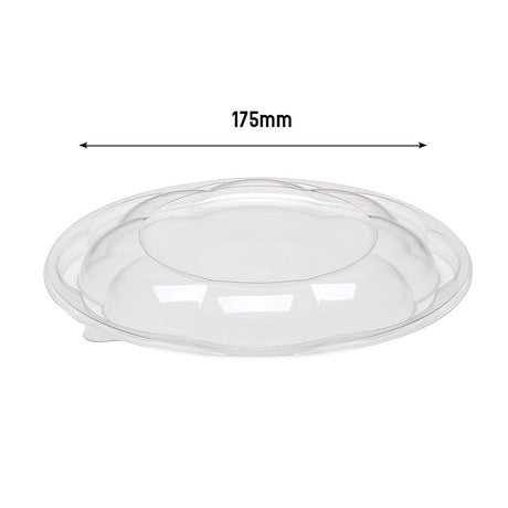 PET salad bowl lid for 18 24 32 48oz Dimension