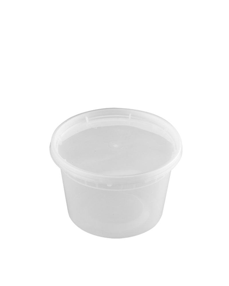 16oz Clear Deli Soup Container with Lid - 240 Sets