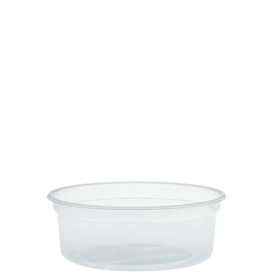 8oz Clear PP Deli Container (Base Only) - 500 Pcs