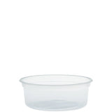 8oz Clear PP Deli Container (Base Only) - 500 Pcs