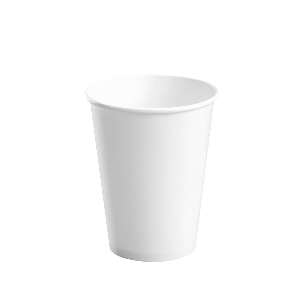 12oz White Hot Paper Cup - 1000 Pcs