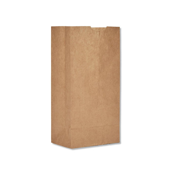 Jam Paper Kraft Lunch Bags, 6 x 11 x 3.75, White, 25/Pack, Large